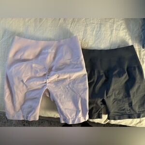 Aurola- XS get both. Blush pink and dark grey